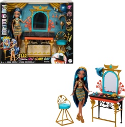 Комплект за игра с куклa Monster High Self Scare Day - Cleo De Nile