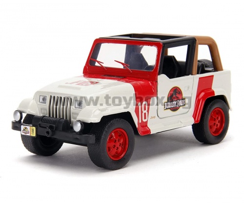 Jada Toys 253252019 - Джурасик Парк Jeep Wrangler 1:32