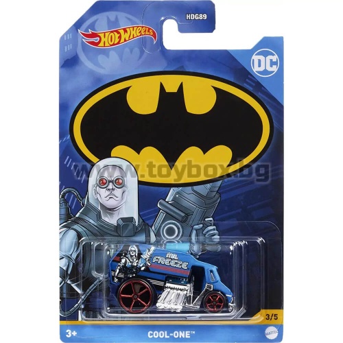 Метална количка Hot Wheels - Batman,асорт.