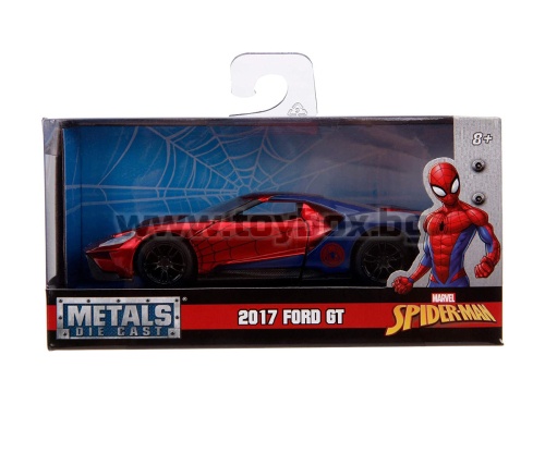 Jada Toys 253222002 - Marvel Spider-Man Ford GT 2017 1:32