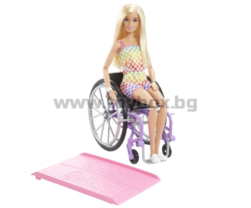 Кукла Barbie - В инвалидна количка - блондинка