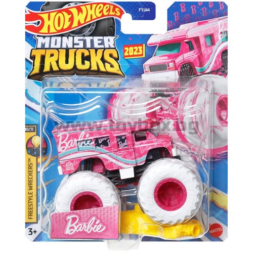 Метална количка Hot Wheels Monster Trucks ,Barbie