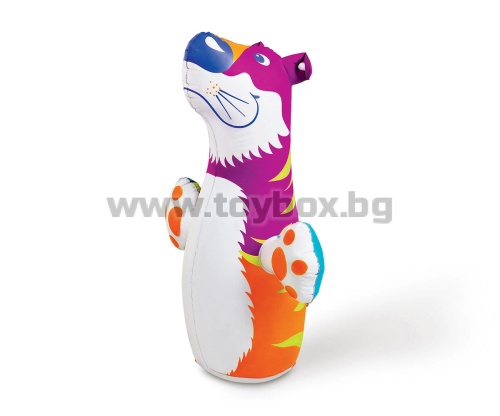 Надуваема боксова круша INTEX 3-D Bop Bags, 97 х 61 см, тигър