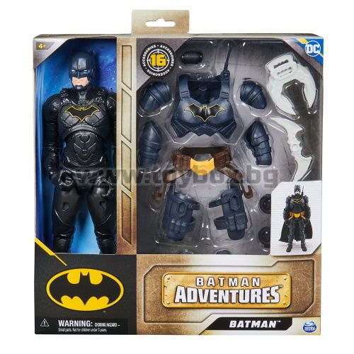 DC BATMAN Adventures Фигура Батман 30см с брониран костюм