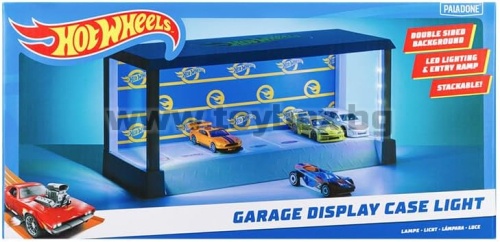 Светеща витрина Hot Wheels , с персонализиран фон