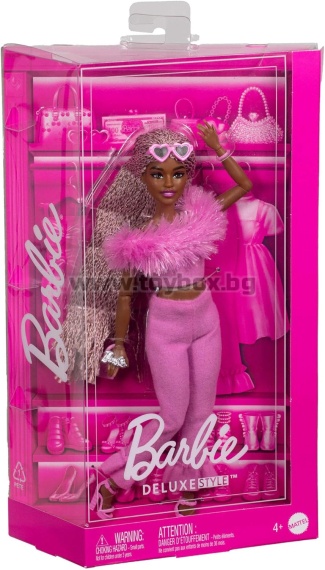 Кукла Barbie Deluxe Style - розово-кафяви плитки 