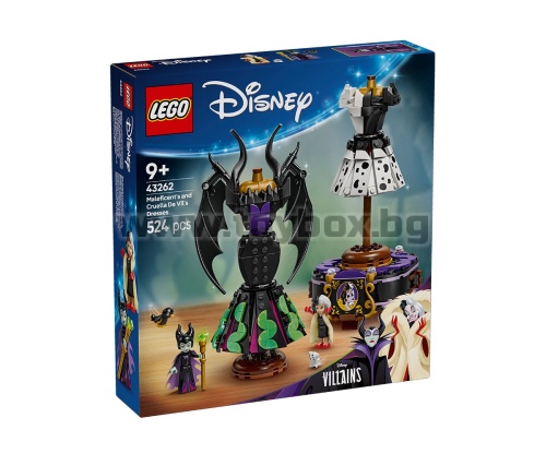 LEGO® Disney 43262 - Роклите на Злодеида и Злобара ДеМон