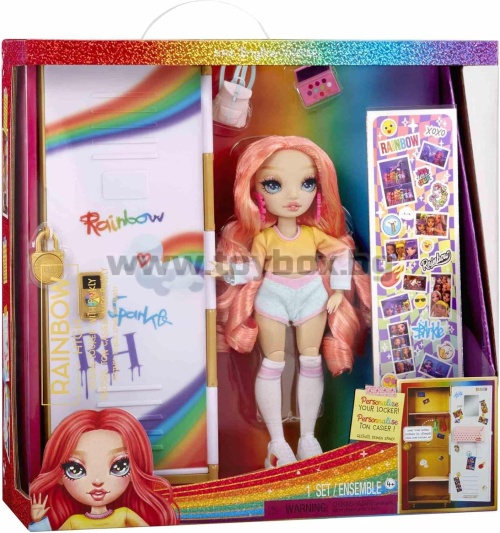 Rainbow High - комплект за игра с кукла и гардеробче
