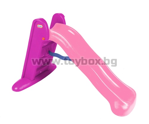 Голяма пързалка Little Tikes, розова