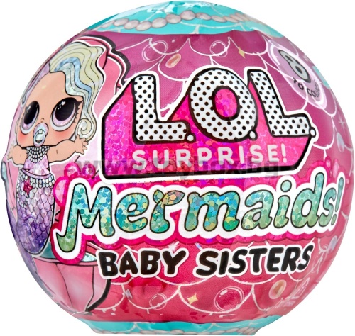 Кукла в сферата LOL Surprise - Mermaids Baby Sisters ,асортимент