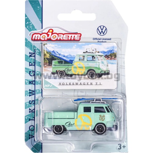 Метална количка Majorette , Volkswagen T1