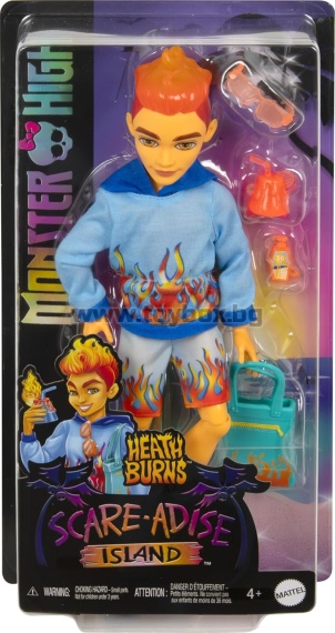 Кукла Monster High Scare-adise Island - Heath Burns