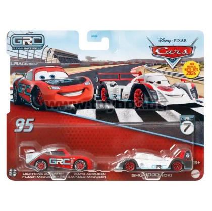 Двоен пакет Disney Pixar Cars : Lightning & Shu Todoroki