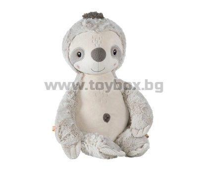 babyFEHN - Мека играчка за гушкане XL Ленивец Lazy, Crazy & Pink, 46 см