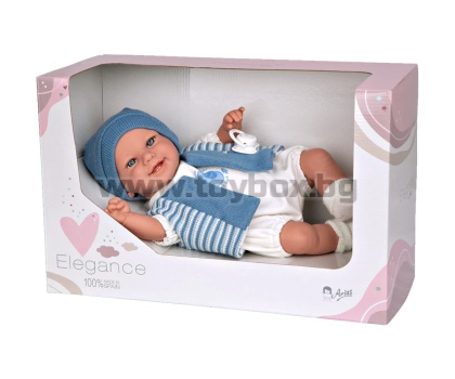 Arias - Кукла Бейбито, синя, 35 см, със звук