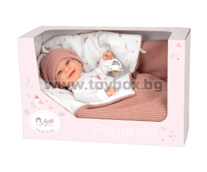 Arias - Кукла Бейбито, розова, 33 см