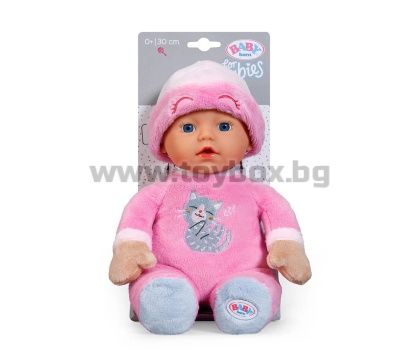 Baby Born - Мека кукла за бебета: Sleepy Pink, 30 см