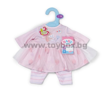 Baby Born - Розова рокля за кукла 36 см
