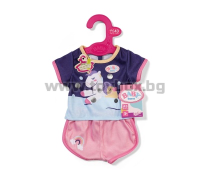 Baby Born - Пижама Еднорог за кукла 43 см