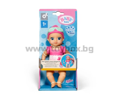 Baby Born - Бебе Емма за игра в банята, 15 см