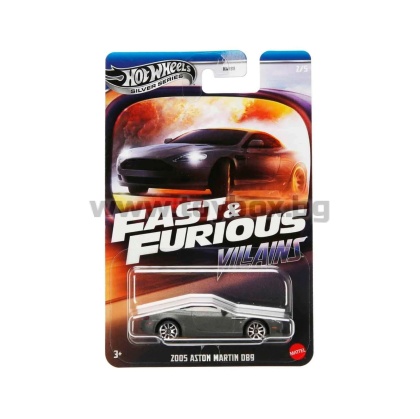 Метална количка Hot Wheels - Fast & Furious, Villains 2005 Aston Martin DB9