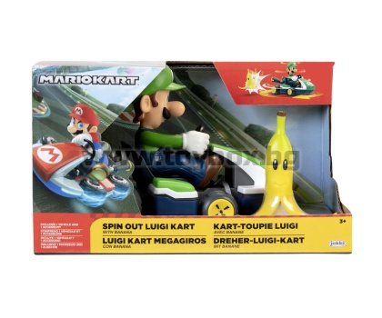 Jakks Pacific - Супер Марио: Луиджи с количка и банан