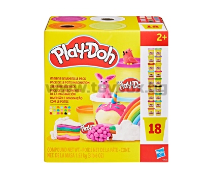 Play Doh - Пластилин 18 цвята