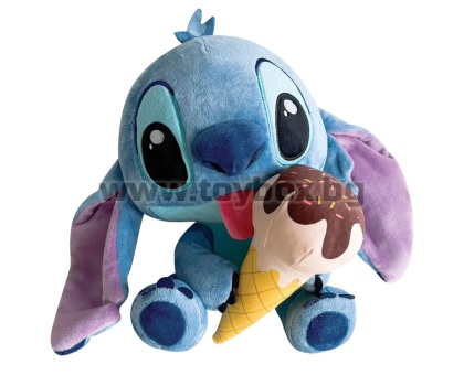 Плюшена играчка Disney - Стич със сладолед, 23 см