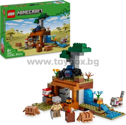 LEGO® Minecraft™ 21269 - Експедицията до мината Армадило