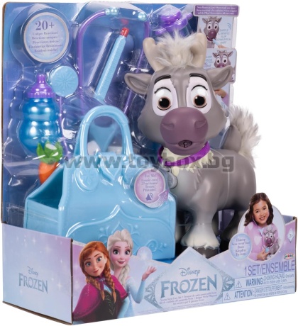 Jakks Pacific - Комплект за грижа за Свен от Disney Frozen с аксесоари