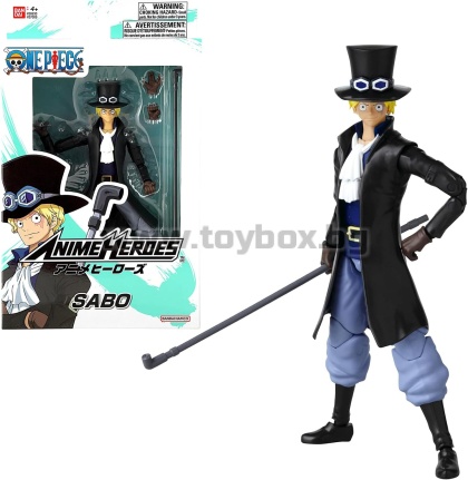 BANDAI - Аниме герой - One Piece - фигурка Сабо 17 см 
