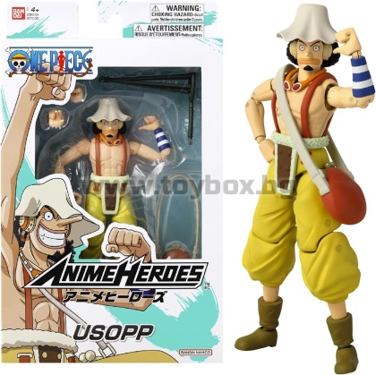 BANDAI - Аниме герой - One Piece - фигурка Усоп 17 см 