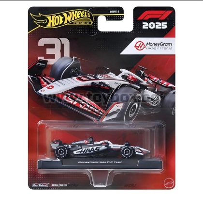 Метална количка Hot Wheels Formula 1 MoneyGram Haas VF-24 