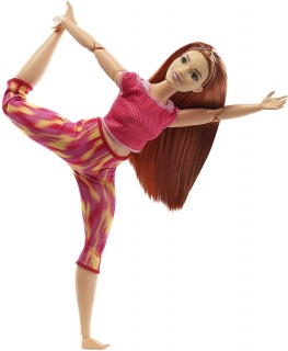Кукла Barbie - Made to Move , с червена коса