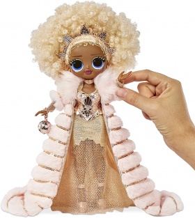 LOL Surprise - Holiday OMG 2021 Collector NYE Queen Fashion Doll with Gold Fashions and Accessories