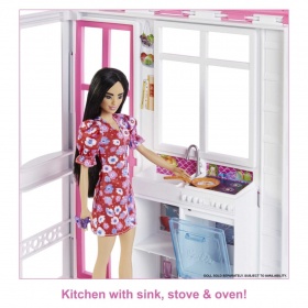 Barbie - Компактна преносима къща