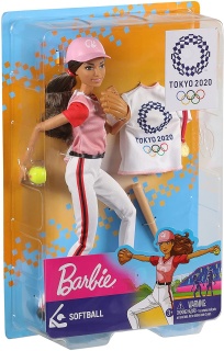 Кукла Barbie , професионален спортист по Софтбол