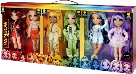 Колекционерски пакет от шест модни кукли Rainbow High ,вариант 2