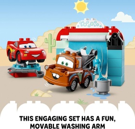 LEGO® DUPLO® Disney™ 10996 - Забавления на автомивката със Светкавицата Маккуин и Матю