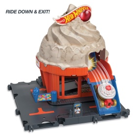 Hot Wheels City - Писта Downtown Ice Cream Swirl