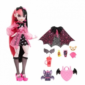 Кукла Monster High, Дракулаура с аксесоари и домашен любимец прилеп