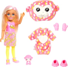 Кукла Barbie - Челси Супер изненада: маймунка