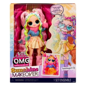 Модна кукла LOL Surprise OMG Sunshine Makeover - с промяна на цвета, Bubblegum DJ
