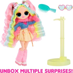 Модна кукла LOL Surprise OMG Sunshine Makeover - с промяна на цвета, Bubblegum DJ