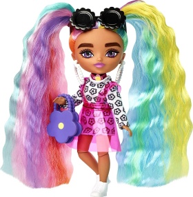 Кукла Barbie  Extra Minis  - цветна коса