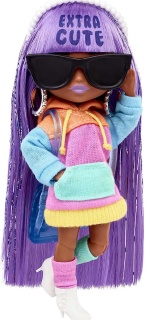 Кукла Barbie  Extra Minis  - лилава коса