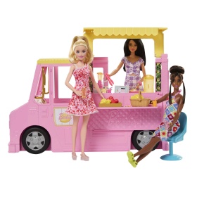 Mattel HPL71 - Barbie Lemonade Truck Playset with 25 Pieces
