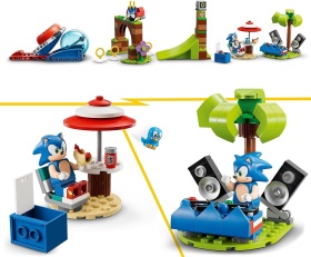 LEGO® Sonic the Hedgehog™ 76990 - Соник - игра със сфери за скорост