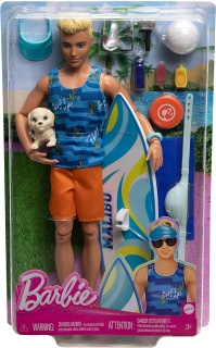 Кукла Barbie - Кен сърфист с аксесоари