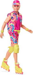 Кукла Barbie The Movie - модна кукла Ken с ярко ретро облекло и кънки